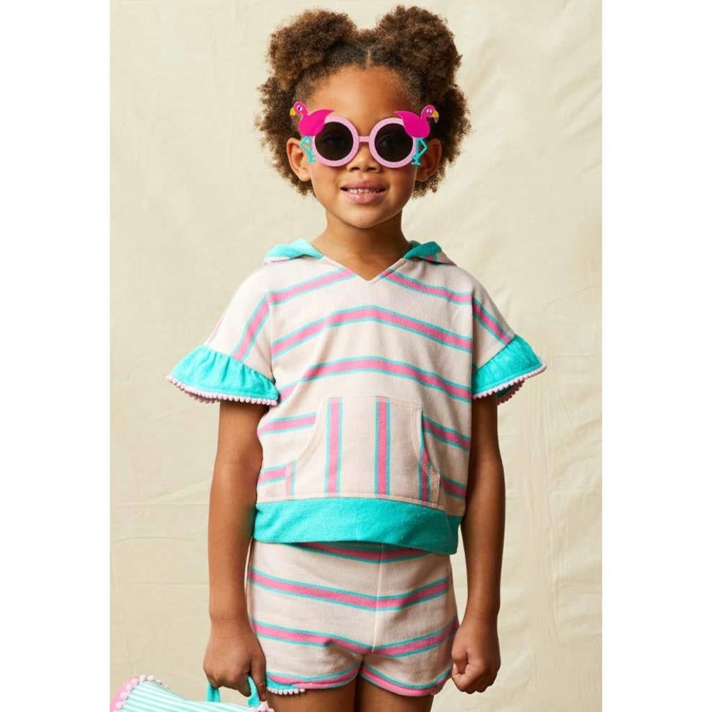 Matilda Jane 6 Hoodie Party Terry Hooded Ruffle Top